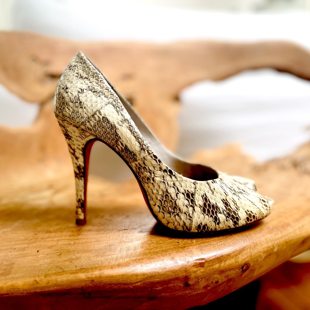 Snakeskin Vero Cuoio Skin by Nude Pumps